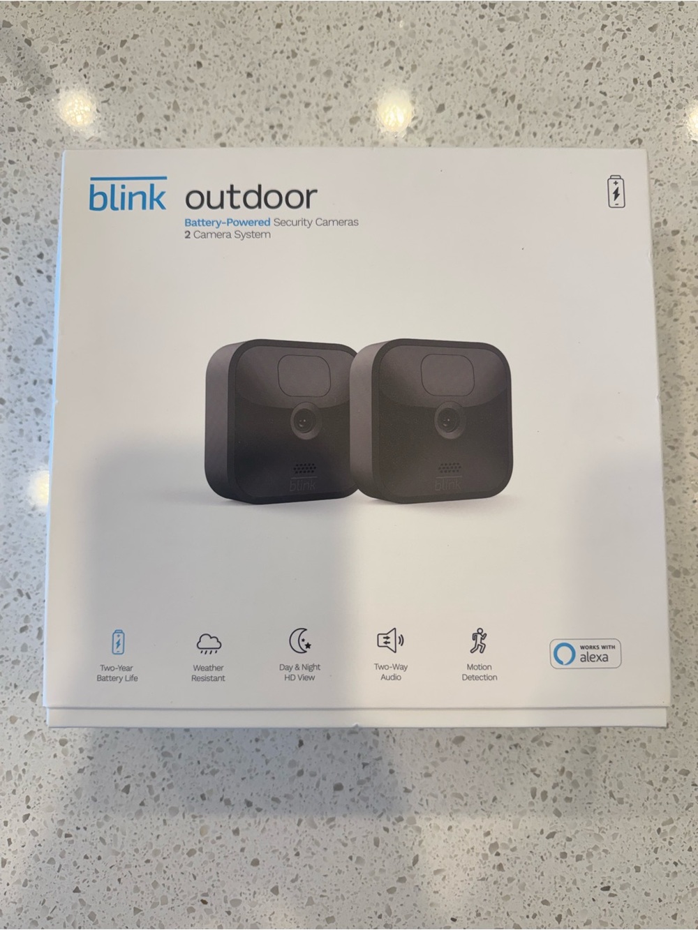 4 Blink Outdoor Battery-Powered Security Cameras - Black